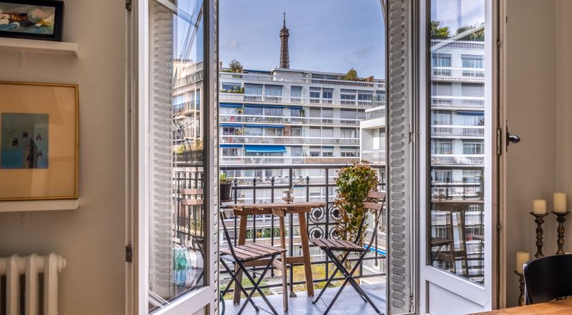 Photo of The Eiffel Tower's Balcony