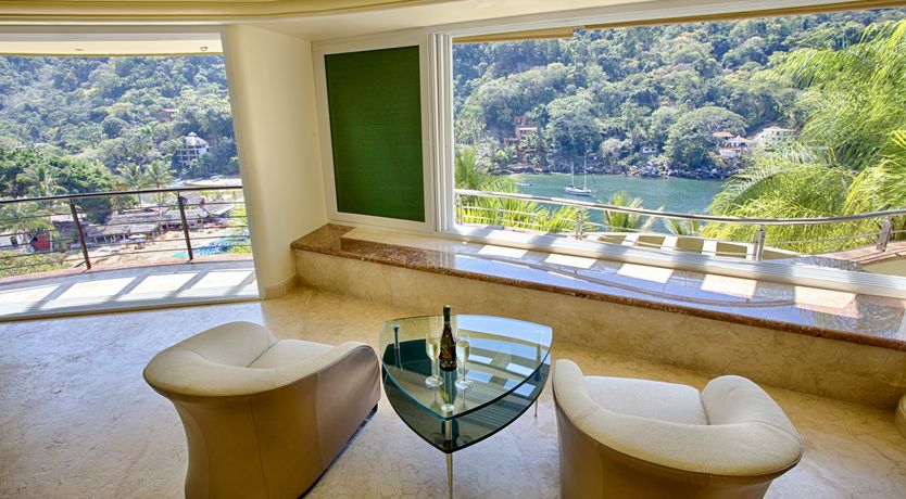 Photo of Waterfalls and Palm Trees