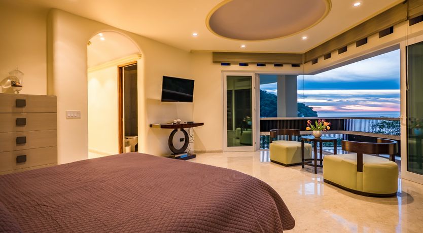 Photo of Waterfalls and Palm Trees