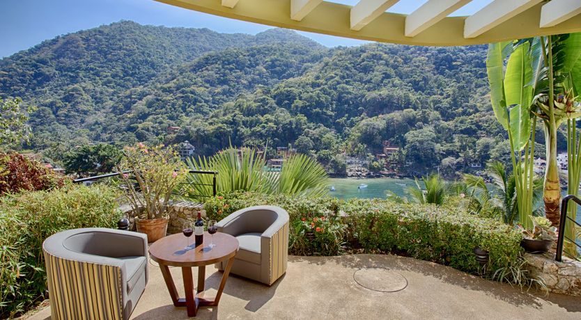 Photo of Waterfalls and Palm Trees
