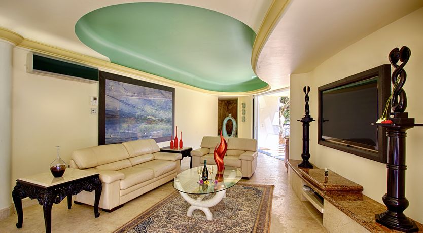 Photo of Waterfalls and Palm Trees