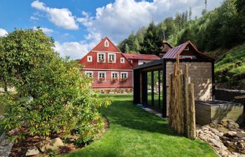 Charming Mountain Lodge & Wellness Holiday Home