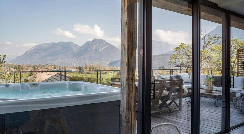 Photo of Moon Above Mountains