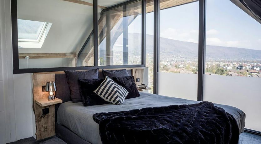 Photo of Moon Above Mountains