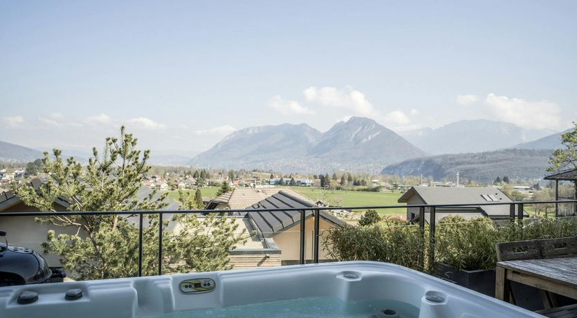 Photo of Moon Above Mountains