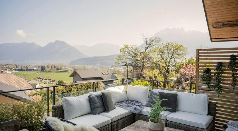 Photo of Moon Above Mountains