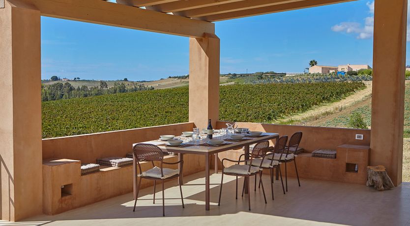 Photo of Sunset Over Vineyards