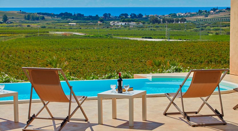 Photo of Sunset Over Vineyards