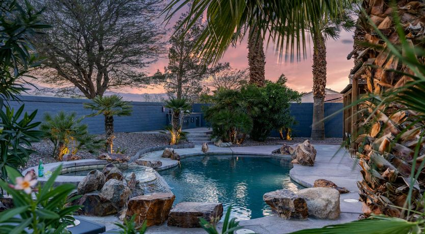 Photo of Palm Sunset