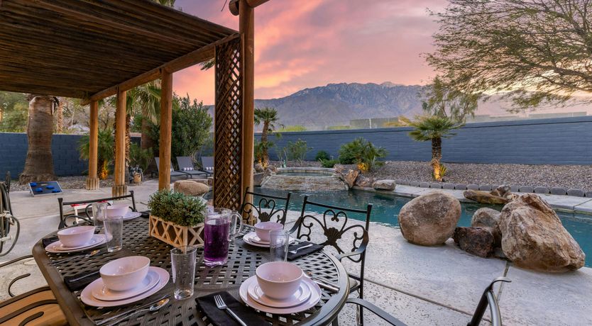 Photo of Palm Sunset