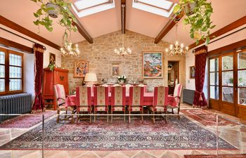 Old-World Magic Holiday Home