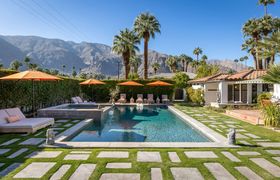 Photo of sunset-palms