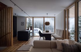 Photo of sauna-snowfall