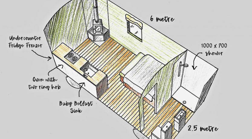 Photo of 'Joan' Shepherds Hut