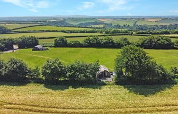 Exmoor View Log Cabin, nr North Molton Holiday Home